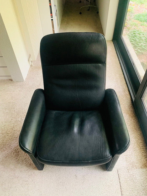 Image 1 of 2x Vintage De Sede DS 50 Armchair & 1x Footstool