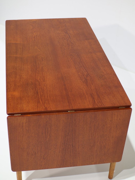 Hans J. Wegner Desk AT-305 Drop-Leaf Teak Oak 1950s – Hans Wegner, Wood, Vintage (photo 15 of 17)