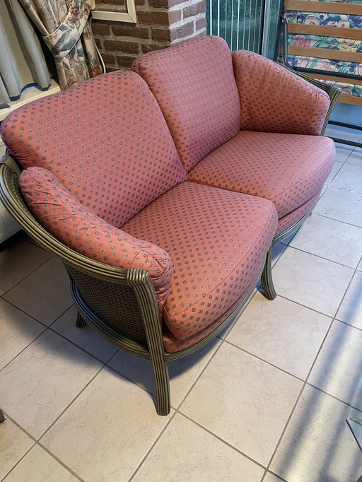 Schitterend 2-Zits Bankje Met Webbing, Zgan