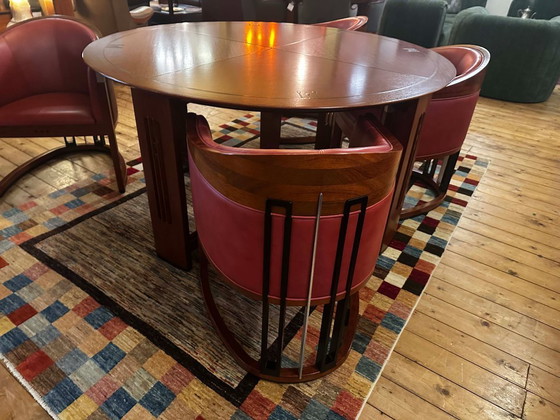 Image 1 of Ensemble de salle à manger Frits Schuitema unique en son genre : Bubinga et ébène