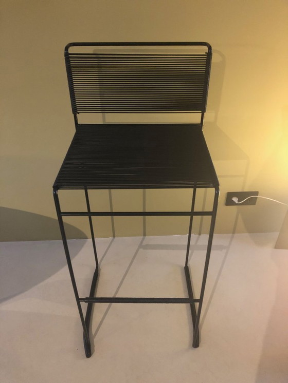 Image 1 of Fly-Line Belotti Spaghetti barstool black