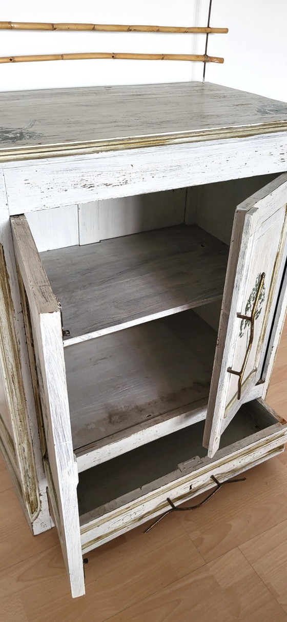 Image 1 of Elegant small patinated sideboard