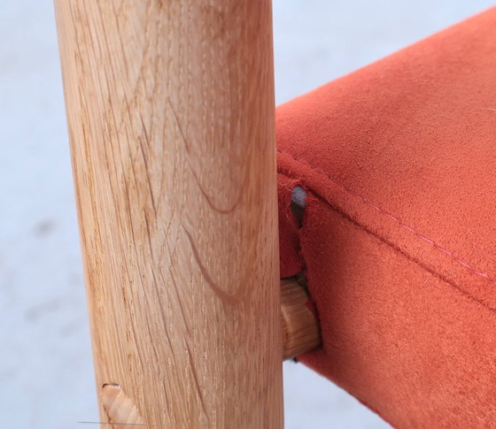 Image 1 of Safari-Stühle aus Eichenholz, Skipper Møbler 1980s