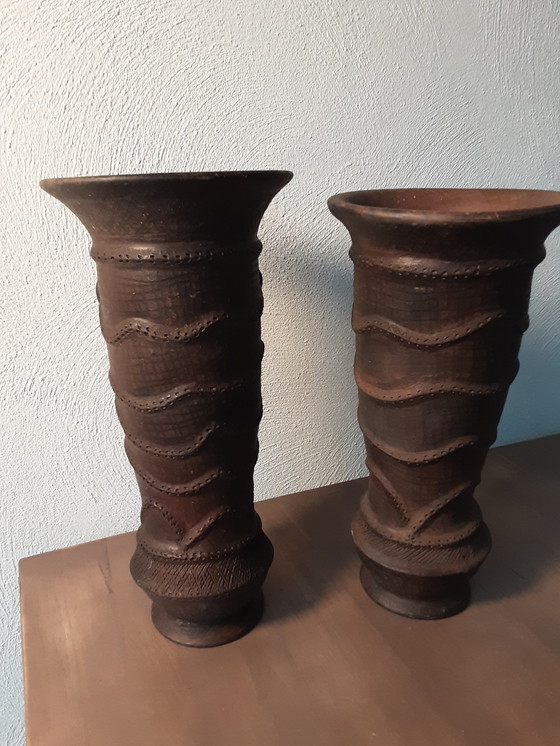 Image 1 of Yaruba shine vessal vases