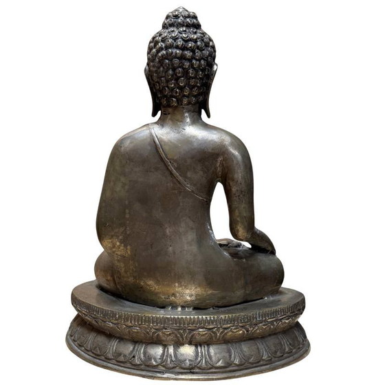 Shakyamuni Buddha aus gemischtem Metall, 19. Jahrhundert – Bildhauerei, Brass (photo 5 of 10)