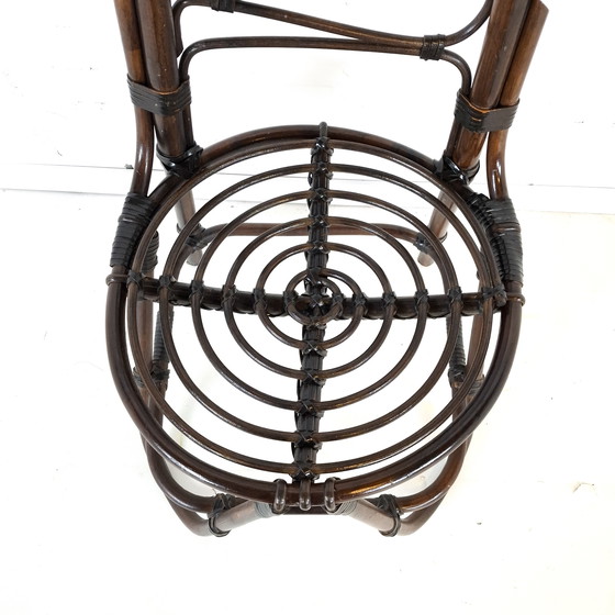 Image 1 of Vintage Stoel Bamboe