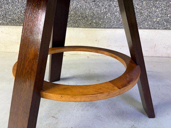 French Art Deco Marquetry Center Table, 1930s – Coffee tables, Glass, Wood (photo 10 of 10)