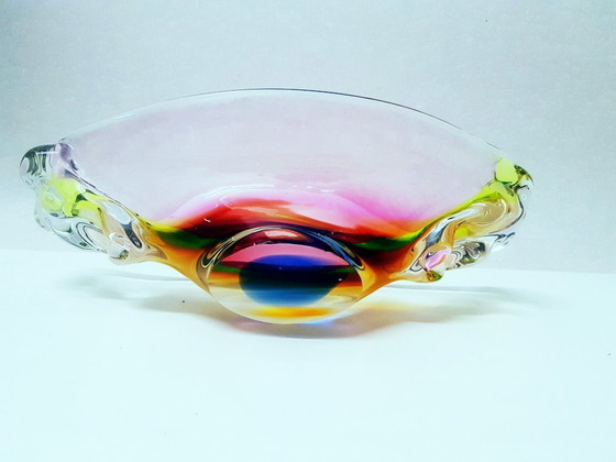 Image 1 of Bowl /Hand free blown glass / Josef Rozinek 