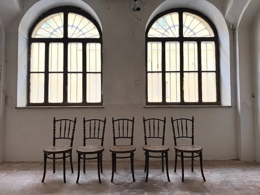 Thonet chairs, set of 5