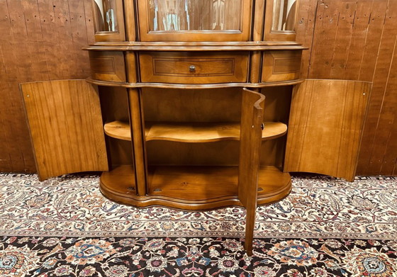 Klassische Jugendstil Anrichte – Vitrine, Glas, Metall (photo 15 of 16)
