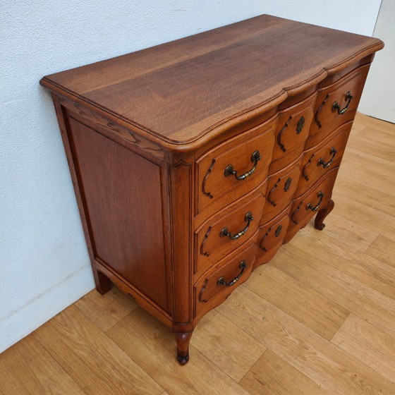 Image 1 of Vintage Queen Ann ladekast commode dressoir badkamermeubel