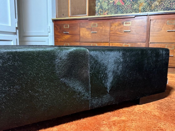 Image 1 of CASA MIANO ITALIA sgabello XXL pelliccia nera