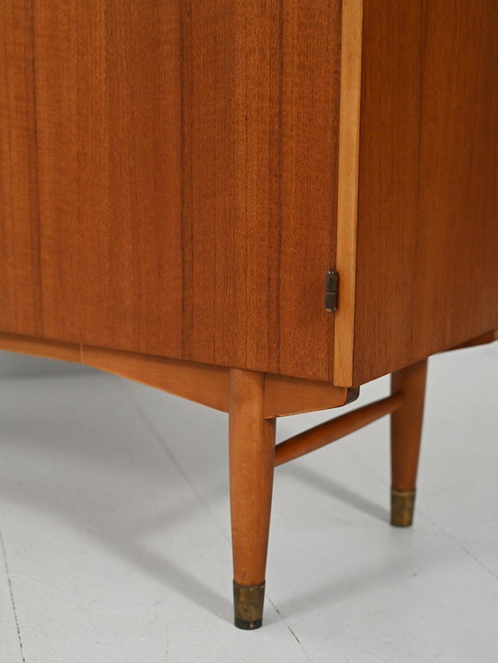 Image 1 of Librería de teca Hugo Troeds con escritorio extraíble