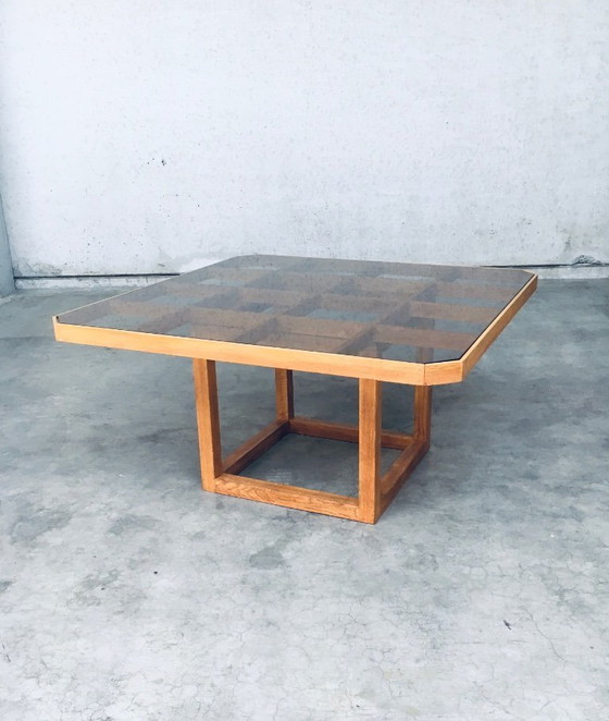Image 1 of 1980's Postmodern Design Octagonal Square Dining Table