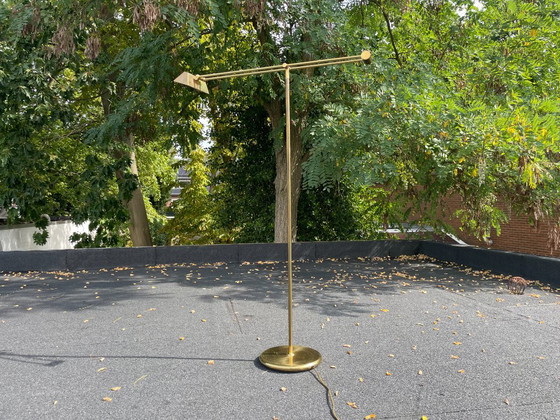 Lampada da terra vintage regolabile in ottone con dimmer – Lampade da terra, Brass, Metal (photo 16 of 23)