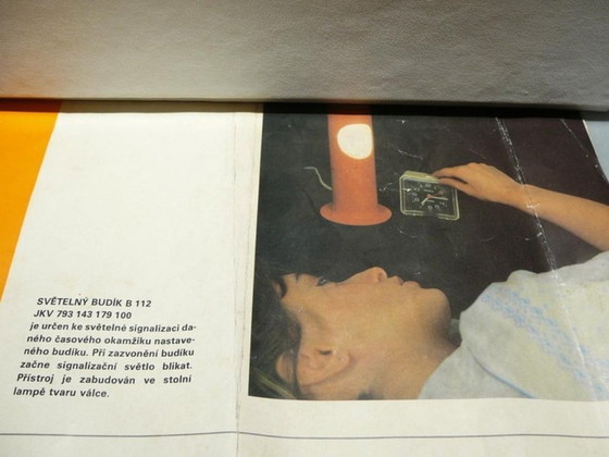 Image 1 of Lamp by Josef Hurka for Napako - B112 - Metal - Alarm for the deaf