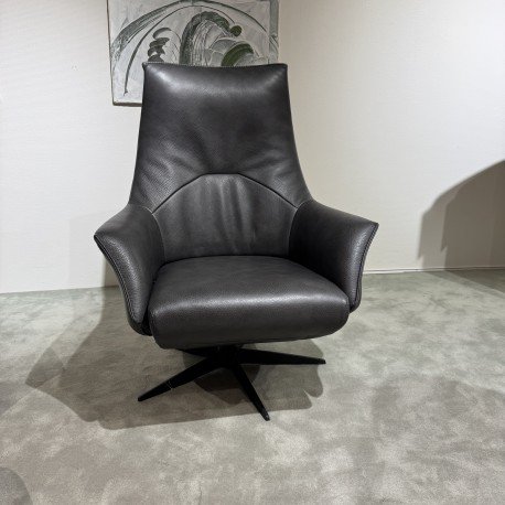Twice Pro Anthrazit – fauteuils, Leather, Calfskin