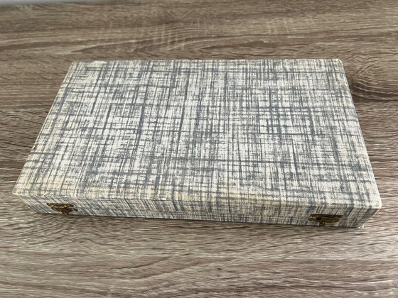 Image 1 of Verzilverd bestekset voor 4 personen in Louis XV-stijl, gekeurd door zilversmid Cailar Bayard.