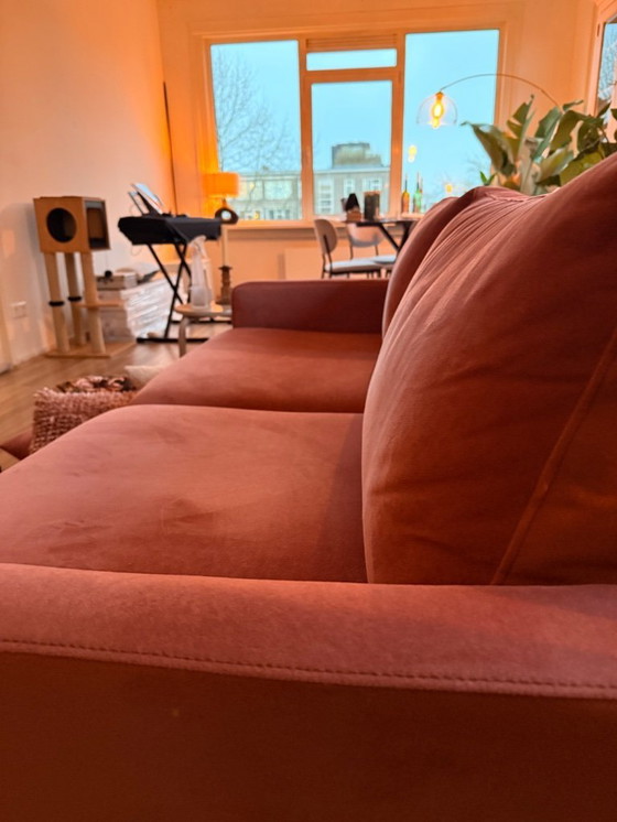 Image 1 of Old pink velvet 2-seater sofa (Ashta) from Sofacompany