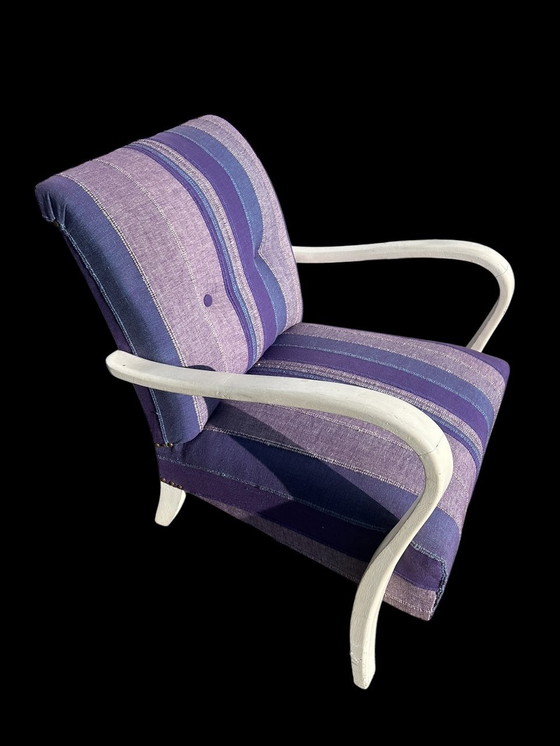 Image 1 of Pair of Art Deco Club Armchairs