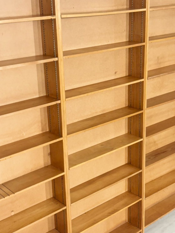 Image 1 of Grande étagère vintage | Étagère des années 1960 | Bibliothèque en pin massif | Modulaire