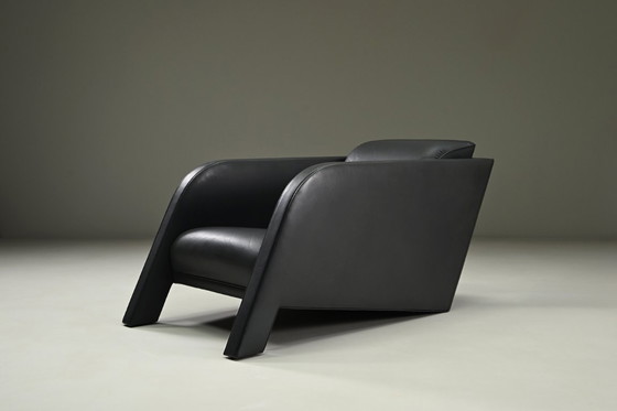 Image 1 of Zeldzame set van twee Ypsilon loungestoelen van Ulf Moritz, jaren 80, Nederland.