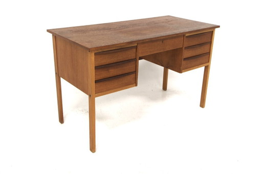 Scrivania scandinava in teak, Svezia, 1960
