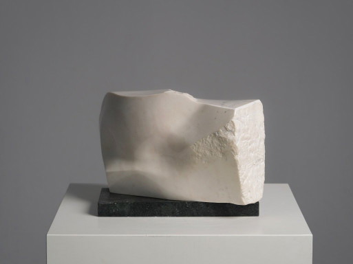 "Noise" Sculpture abstraite en marbre sculpté, Pays-Bas, années 1990 – beeldhouwkunst, Marble, Vintage