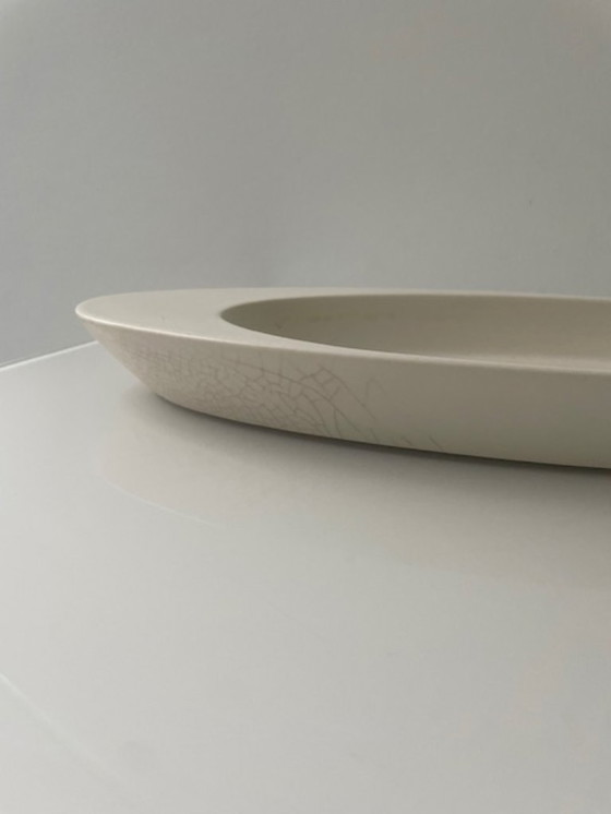 Image 1 of Ensemble de 3 plats de service ellipse vintage des années 1950