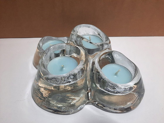 Image 1 of Iittala Arkipelago "Iceberg" candlestick – 4 tea lights – Timo Sarpaneva – Vintage Scandinavian masterpiece