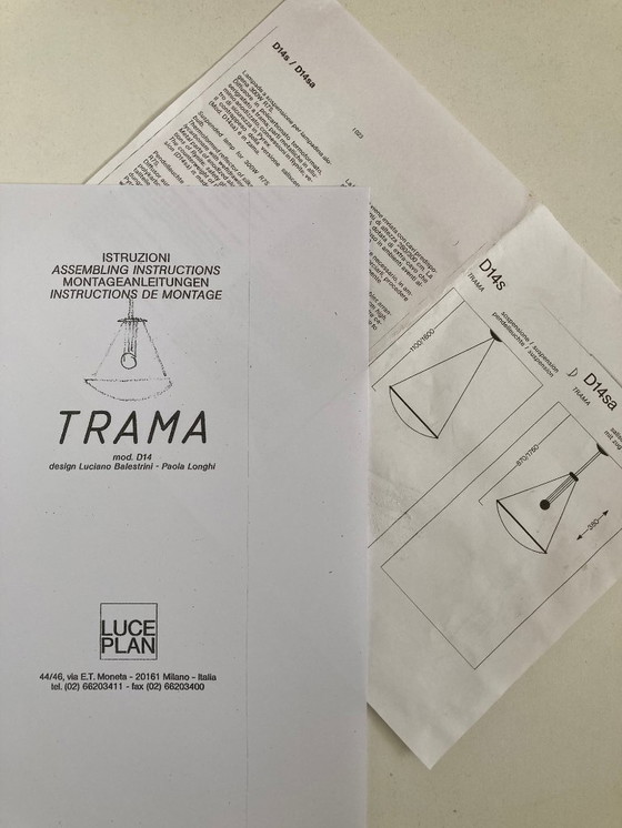 Image 1 of Luceplan Trama Pendelleuchte