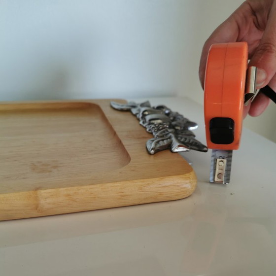 Image 1 of HOUTEN EN TINNEN SCHAAL