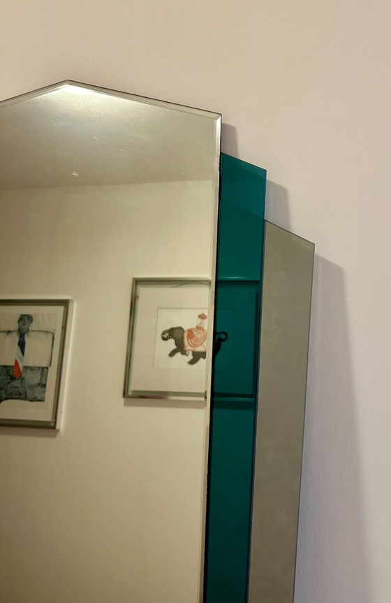 Splendido specchio da parete vintage stile Art Déco – Glass (photo 3 of 5)