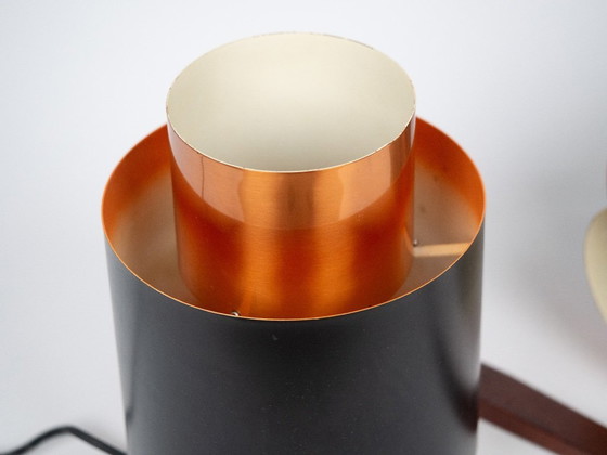 Image 1 of Coppia di 2 lampade a sospensione vintage danesi Tunika di Jo Hammerborg, Fog og Morup, 1963