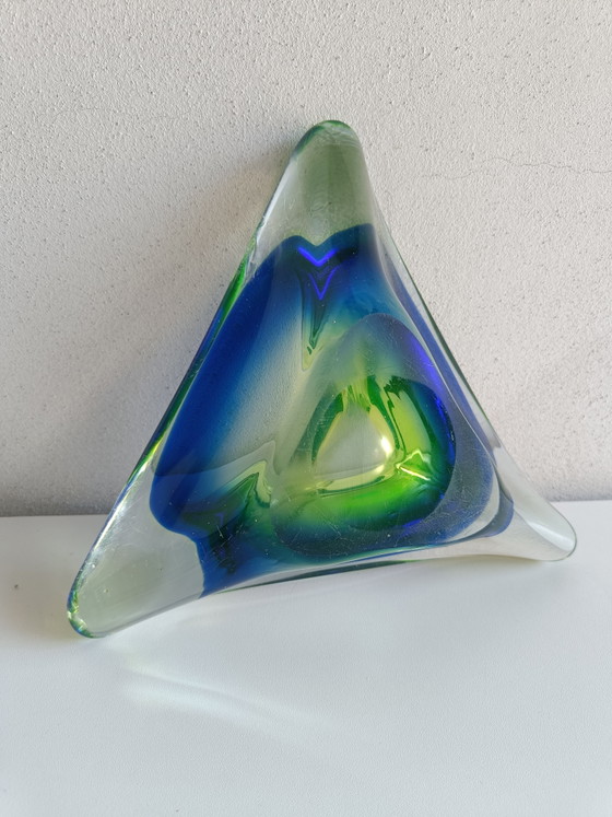 Große Murano-Sommerso-Uranglasschale – zugeschrieben an Arte Nuova, 1950er/60er Jahre – Schalen, Murano Glass (photo 5 of 11)