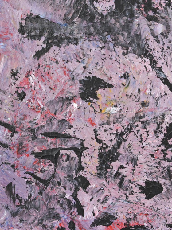 Image 1 of Helen Nieuwendijk (1946) - Wald in der Abenddämmerung - 2012 - Acryl auf Leinwand - 100 x 80 cm