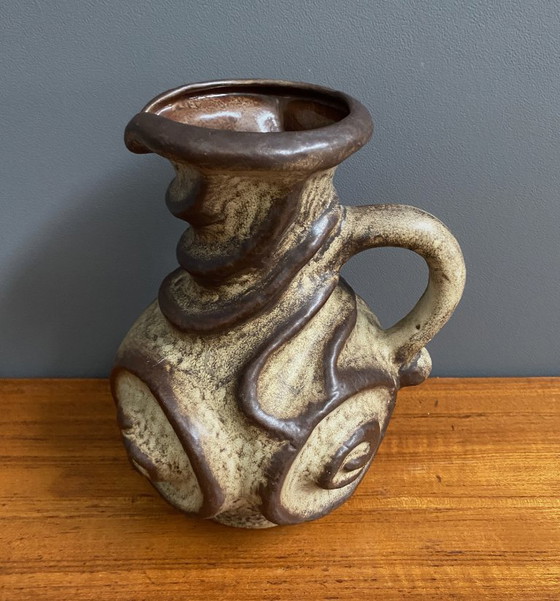 West Germany Vase by Carsten Tonnieshof Model 6034-25 Brutalist – Ceramic (photo 6 of 12)