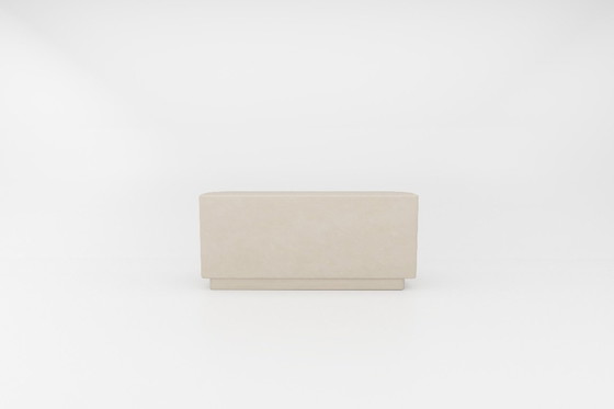 Image 1 of Contemporary Plaster Sideboard with Walnut interior