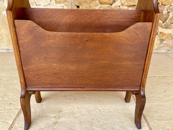 Tavolino laterale vintage di metà secolo con portariviste, anni '60 – Tavolini, Wood (photo 13 of 24)