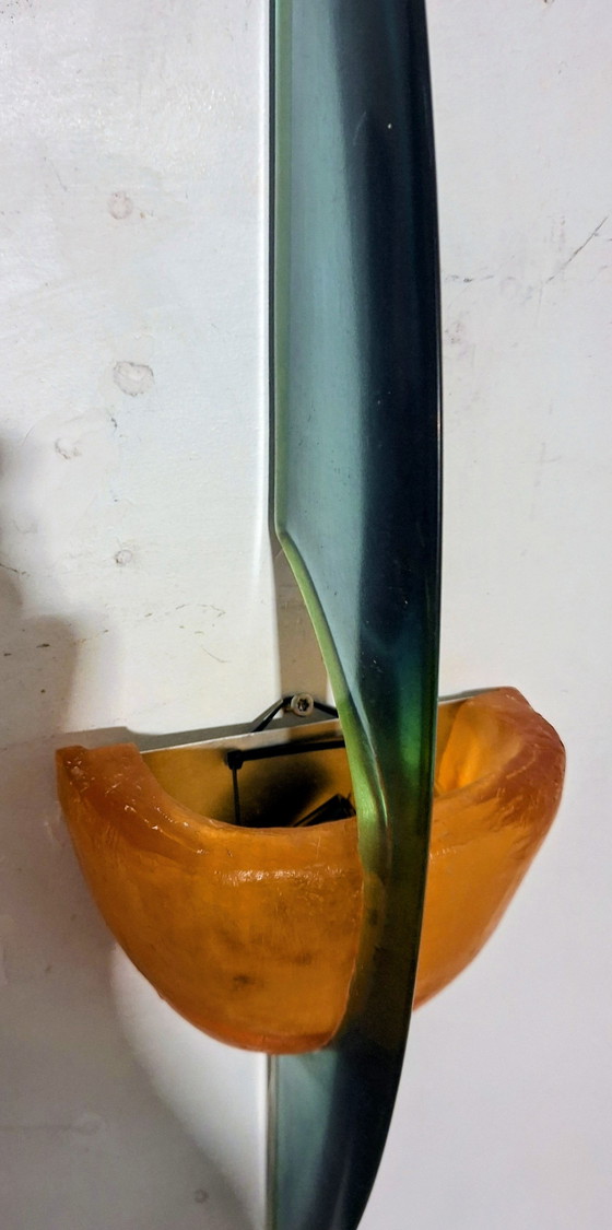 Image 1 of Steve Zoller fiberglass wall lamp from the 90s