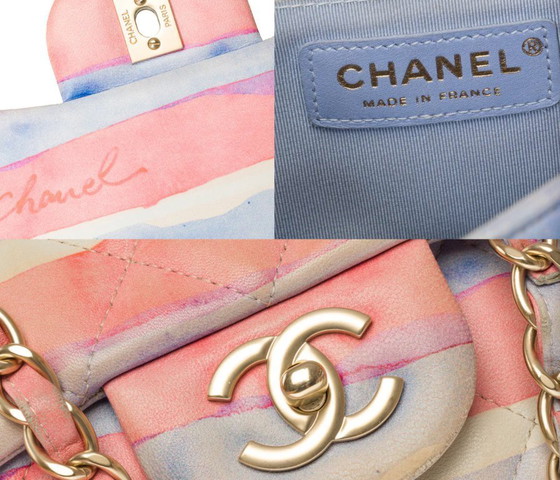 Image 1 of Sac CHANEL Timeless/Classique en Cuir Multicolore - 101723