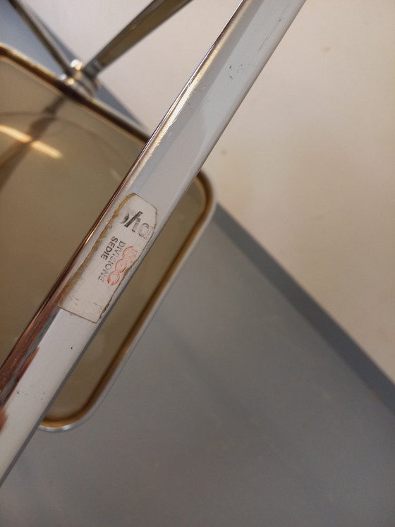 Image 1 of Chaise pliante vintage Plia de Giancarlo Piretti pour Castelli des années 60 70 en chrome et plexiglas fumé