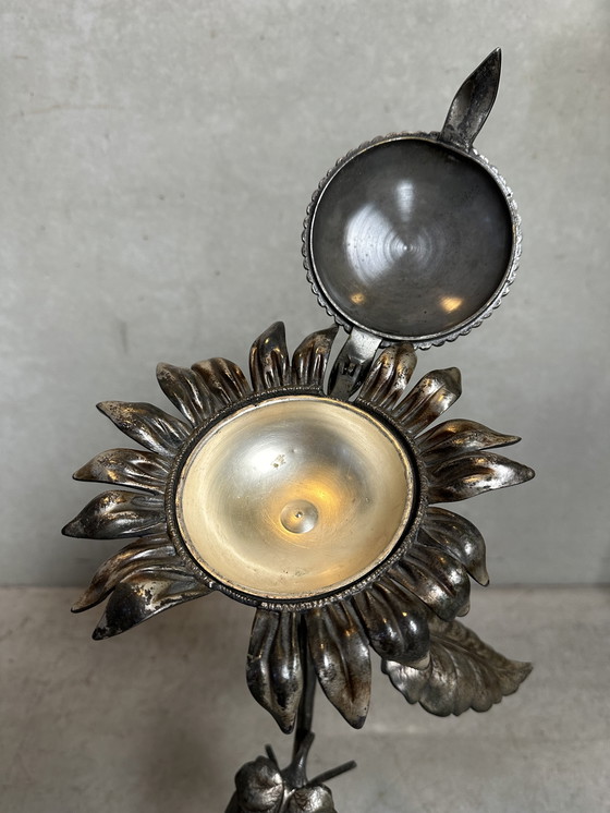 Image 1 of Vintage ‘zonnebloem’ asbak - S. Agudo