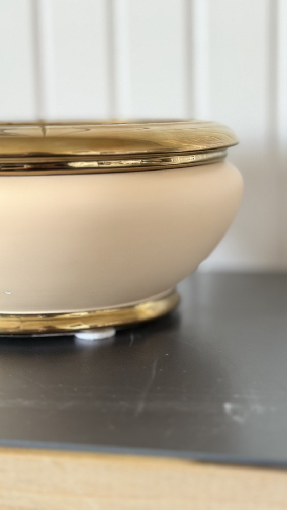 Bol/cache-pot vintage Bosa Ceramiche, design italien – Or 24 carats – Gold (photo 4 of 9)