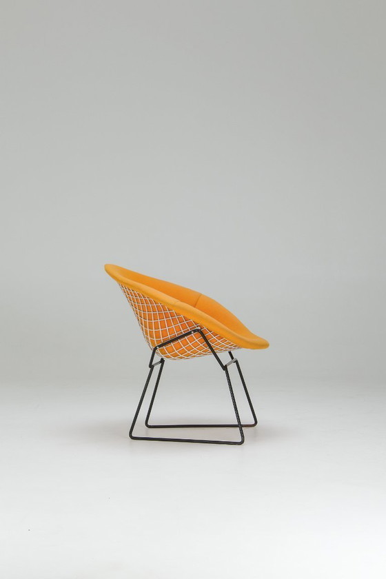 Image 1 of Fauteuil Diamond – Revêtement jaune - Harry Bertoia