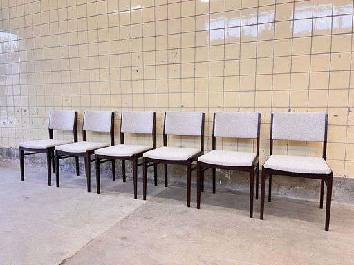 Vintage-Set aus sechs Stühlen