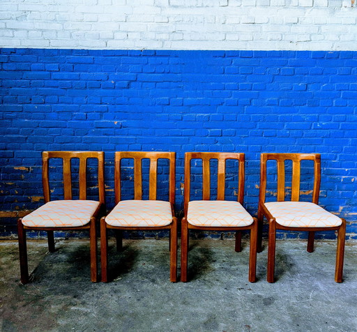 4X chaises danoises vintage Dyrlund