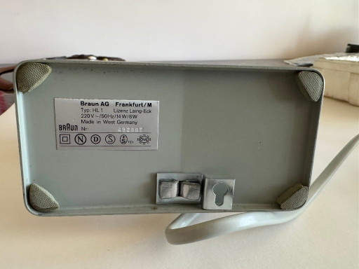 Braun HL1 Multiwind 1961 – Reinhold Weiss – Compasso d'Oro – Funcional – Diseño vintage – Alemania Occidental (photo 2 of 5)