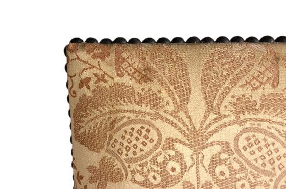 Sessel im Stil Louis XIII, handgefertigt, antik, 65 x 60 x 109 cm – Textile, Wood (photo 12 of 14)