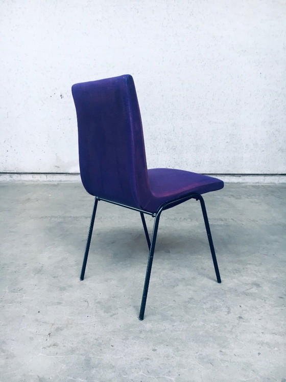 Image 1 of Set di sedie ROBERT di design moderno di metà secolo di Pierre Guariche per Meurop, Belgio, anni '50